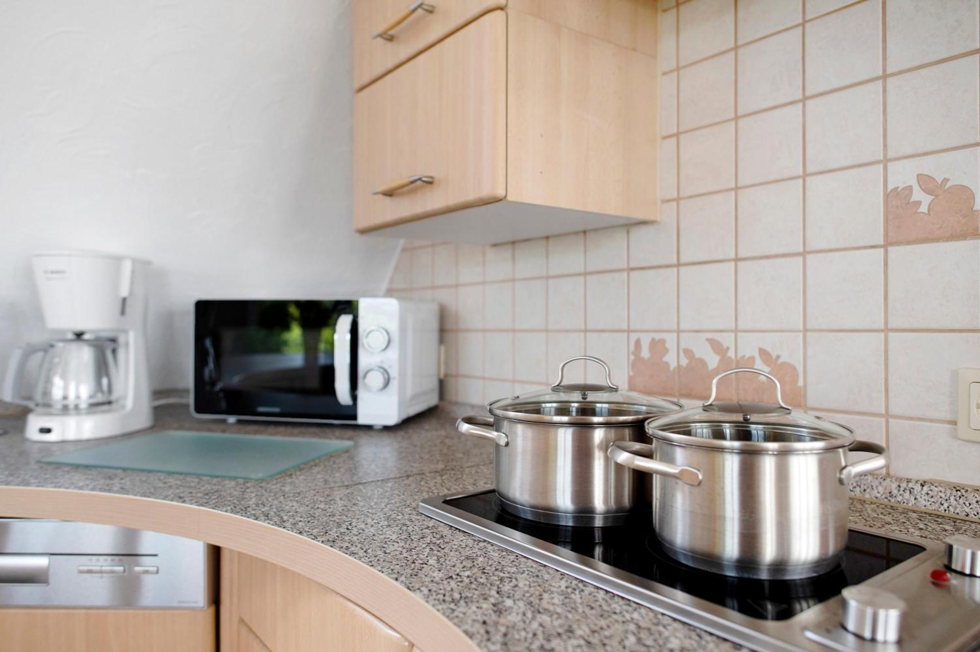 Wellness Ferienwohnung Mueller Rostock Buitenkant foto